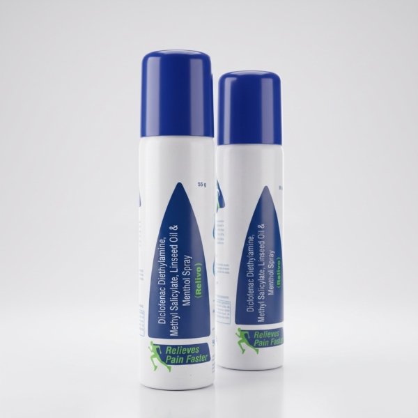 RELIVO Pain Spray | Diclofenac Diethylamine, Menthol & Methyl Salicylate