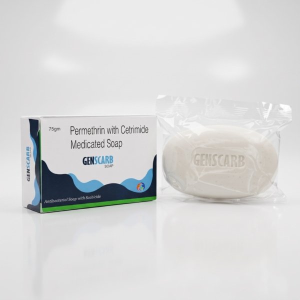 GENSCARB Soap | Permethrin 2% | Anti-Scabies Cleansing Soap