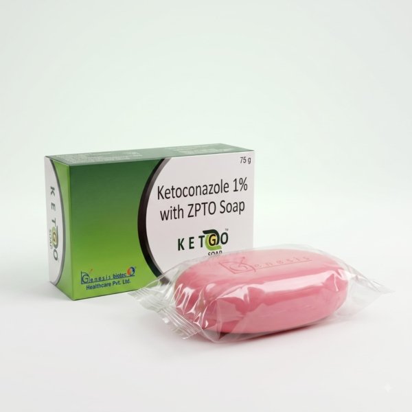 KETGO Soap | Ketoconazole 1% + Zinc Pyrithione 1% | Antifungal Soap
