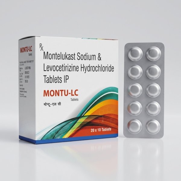 MONTU LC | Montelukast 10 mg + Levocetirizine 5 mg