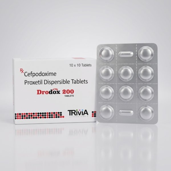 DRODOX 100/200 Tablet | Cefpodoxime 100/200 mg | Antibiotic